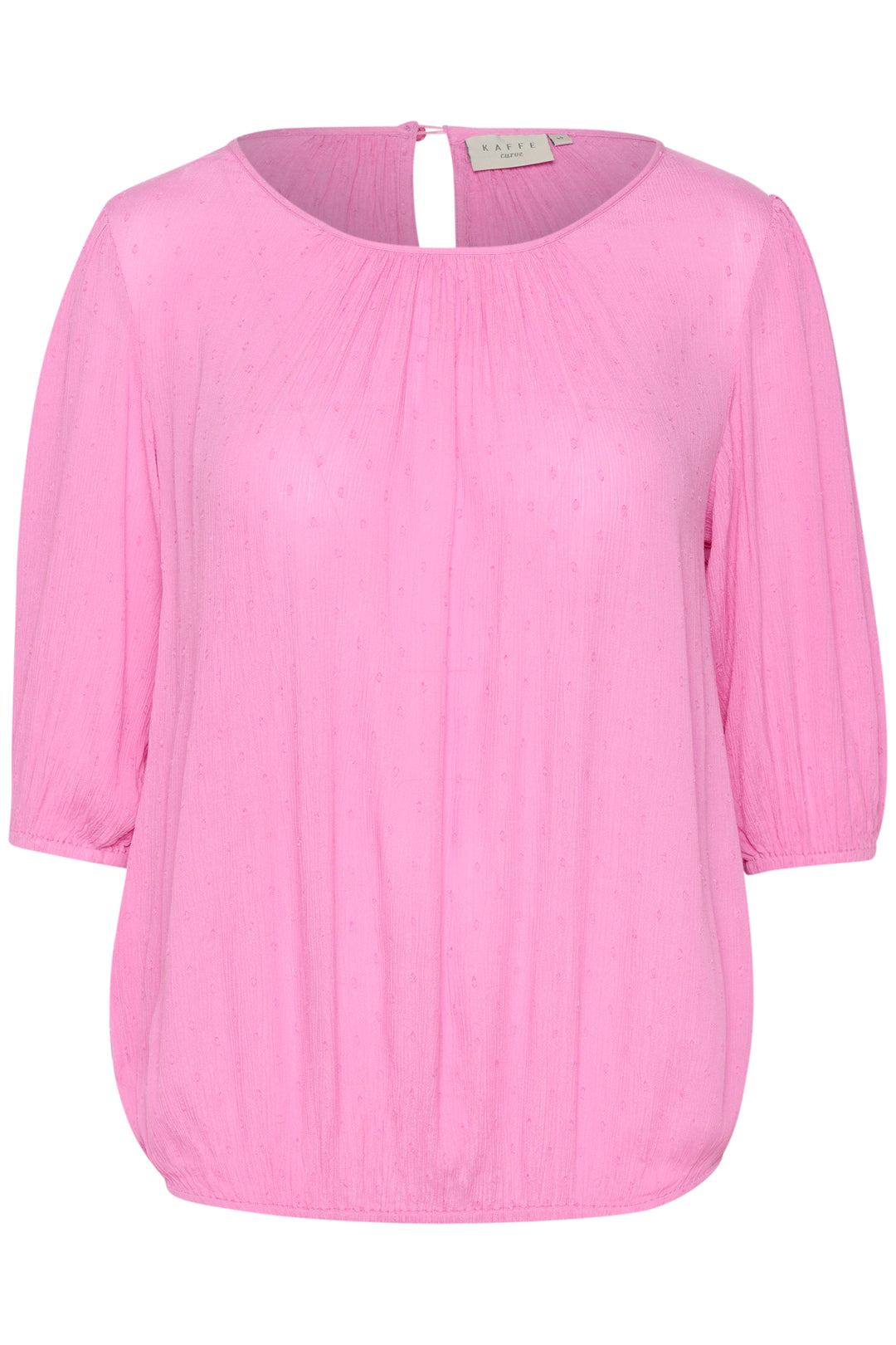 cyclamen blouse van ecovero viscose - kaffe curve - - grote maten - dameskleding - kledingwinkel - herent - leuven