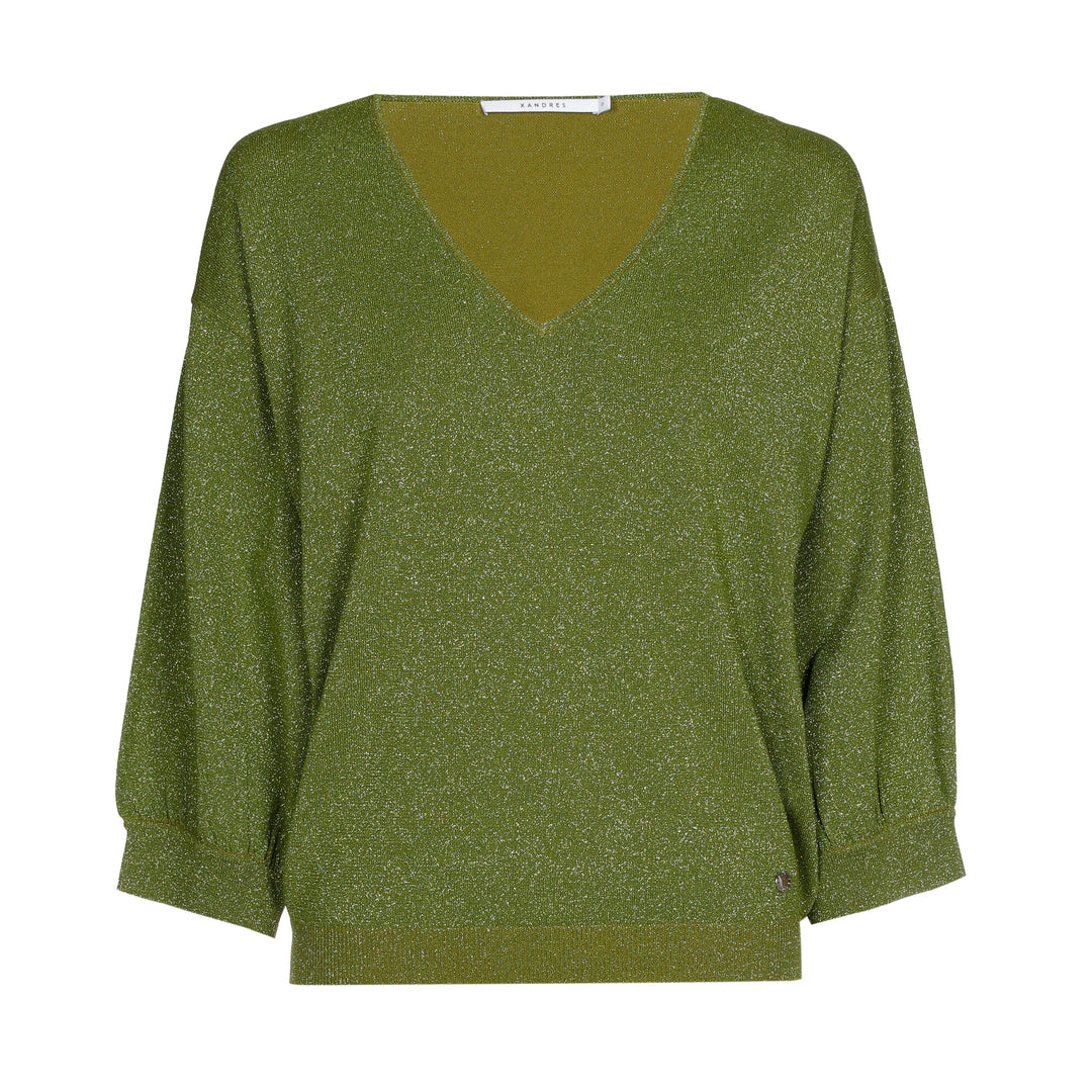Lurex Trui Viscose Glans