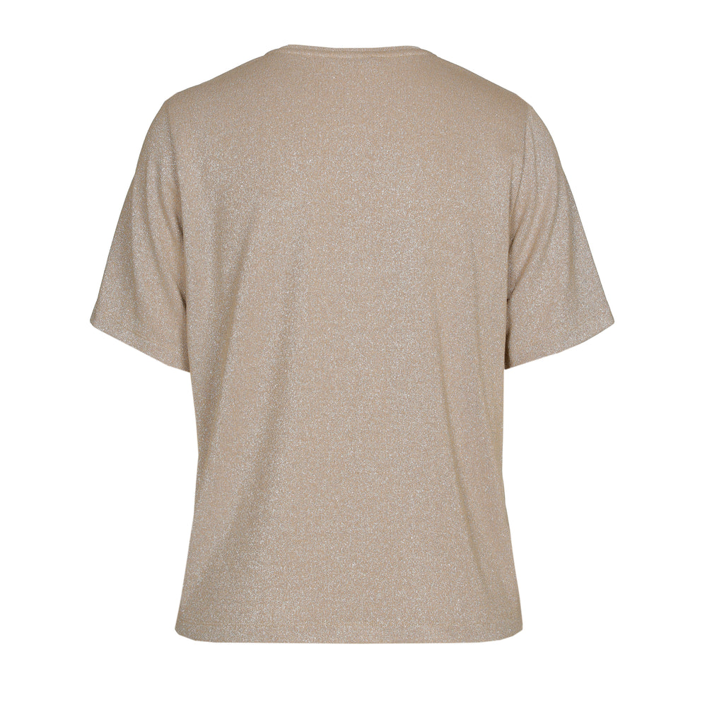 Sparkle Jersey T-Shirt Cappuccino