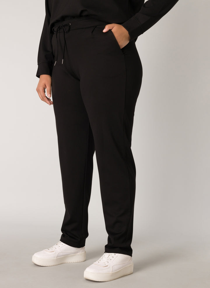 Comfortabel Zittend Zwarte Broek