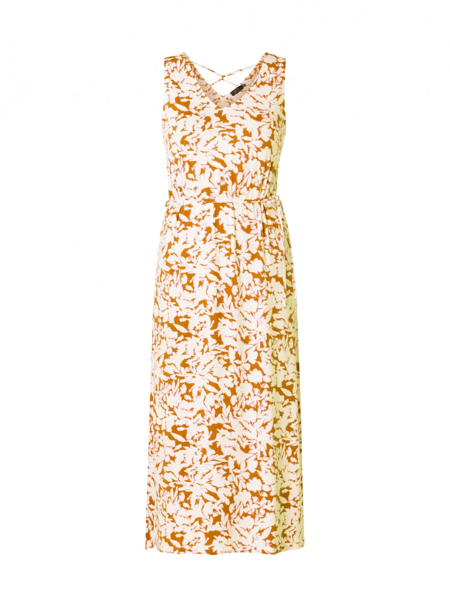 Mouwloze jurk met print