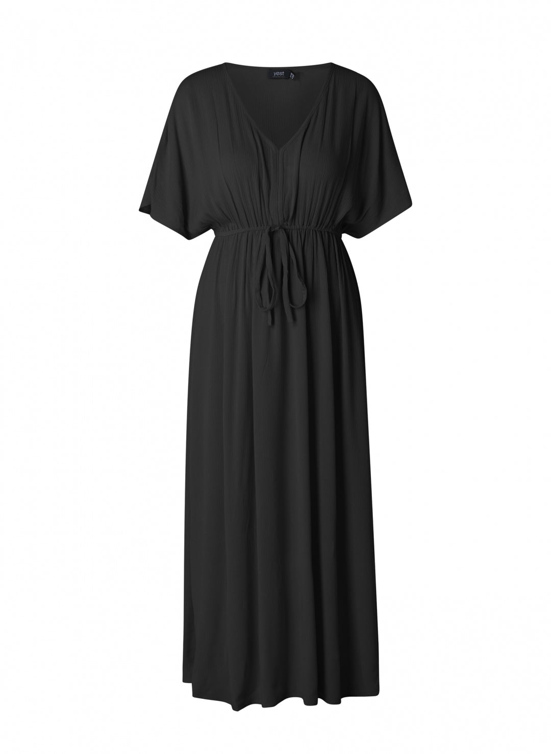 Zwarte Maxi-Jurk Met Elegantie | Grote Maten Mode bij Axent