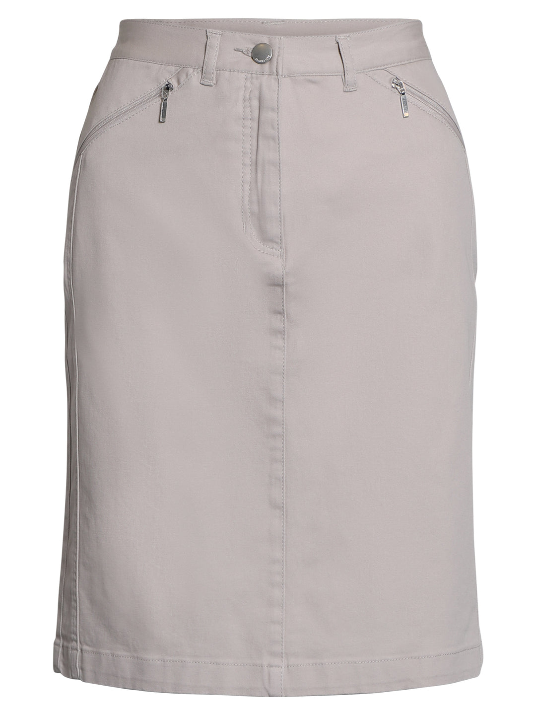 beige rechte rok op knielengte - brandtex - 206420 - grote maten - dameskleding - kledingwinkel - herent - leuven