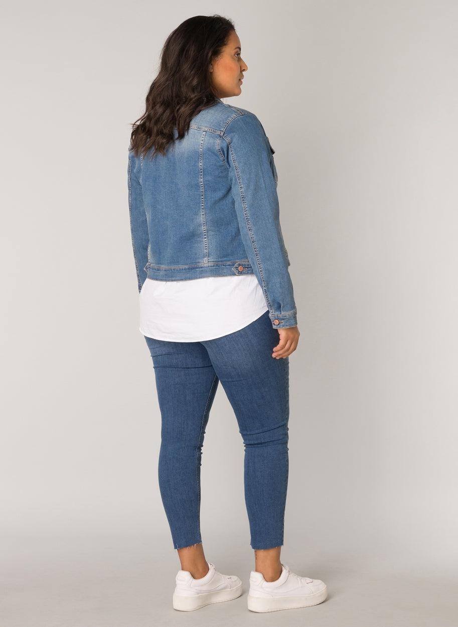 Jeansvest In Mid Blue