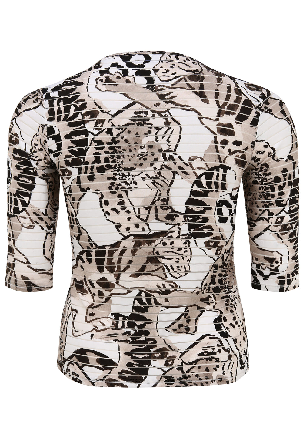 vest met panterprint - doris streich - 352648 - grote maten - dameskleding - kledingwinkel - herent - leuven