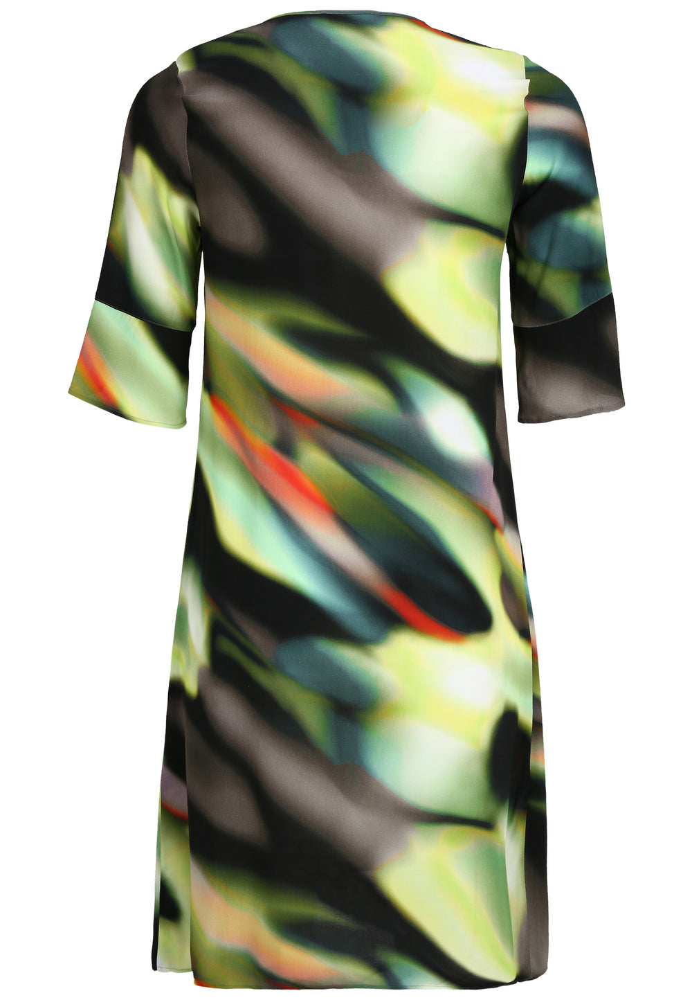 kleurig degradé jurk - doris streich - 637676 - grote maten - dameskleding - kledingwinkel - herent - leuven