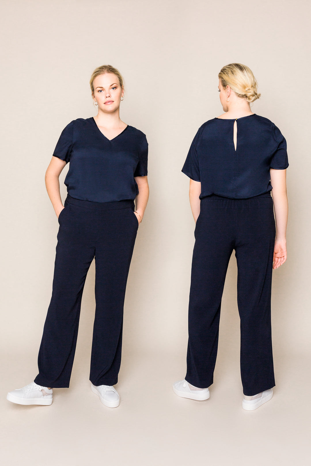 Basis Broek Phocas In Blauw
