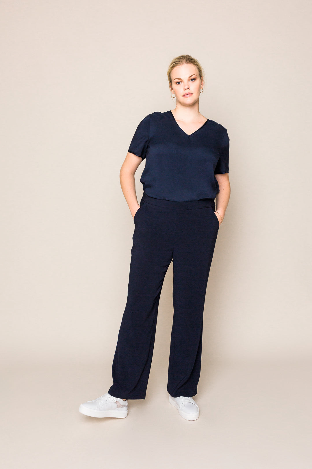 Basis Broek Phocas In Blauw