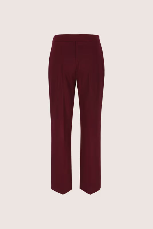 Bordeaux Broek In Punto Milano Jersey
