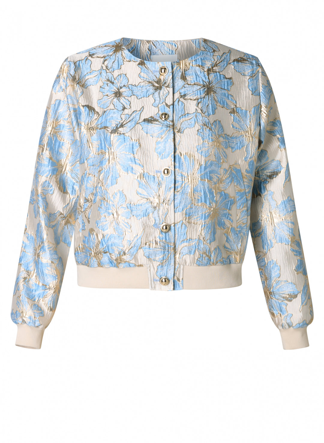 Chic bomberjack met bloemen