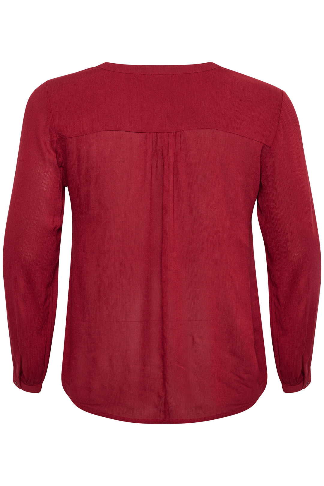 tijdloze rode blouse van ecovero viscose