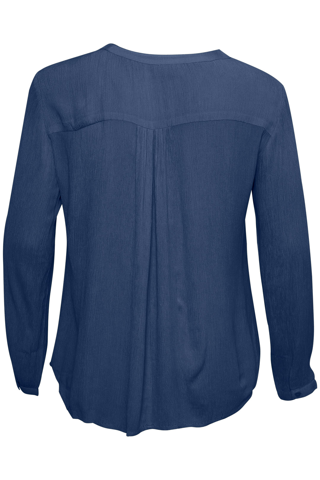 tijdloze vintage indigo blouse van ecovero viscose
