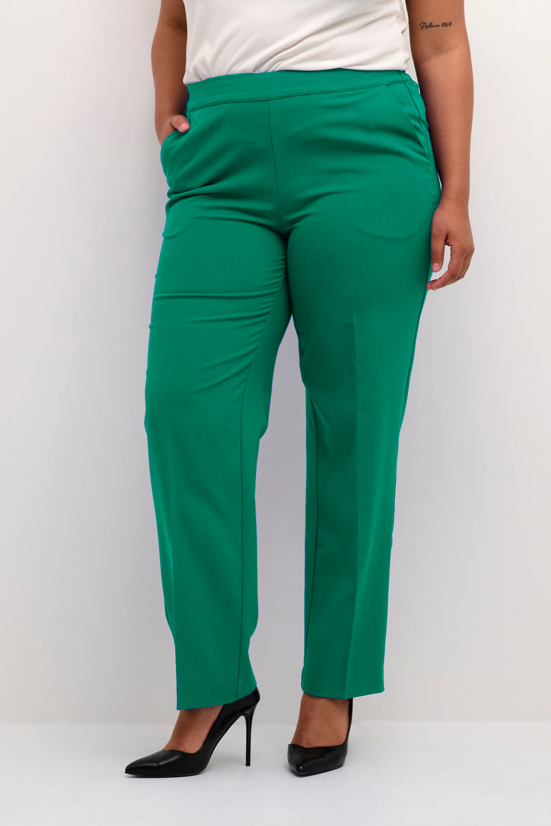 trendy groene broek