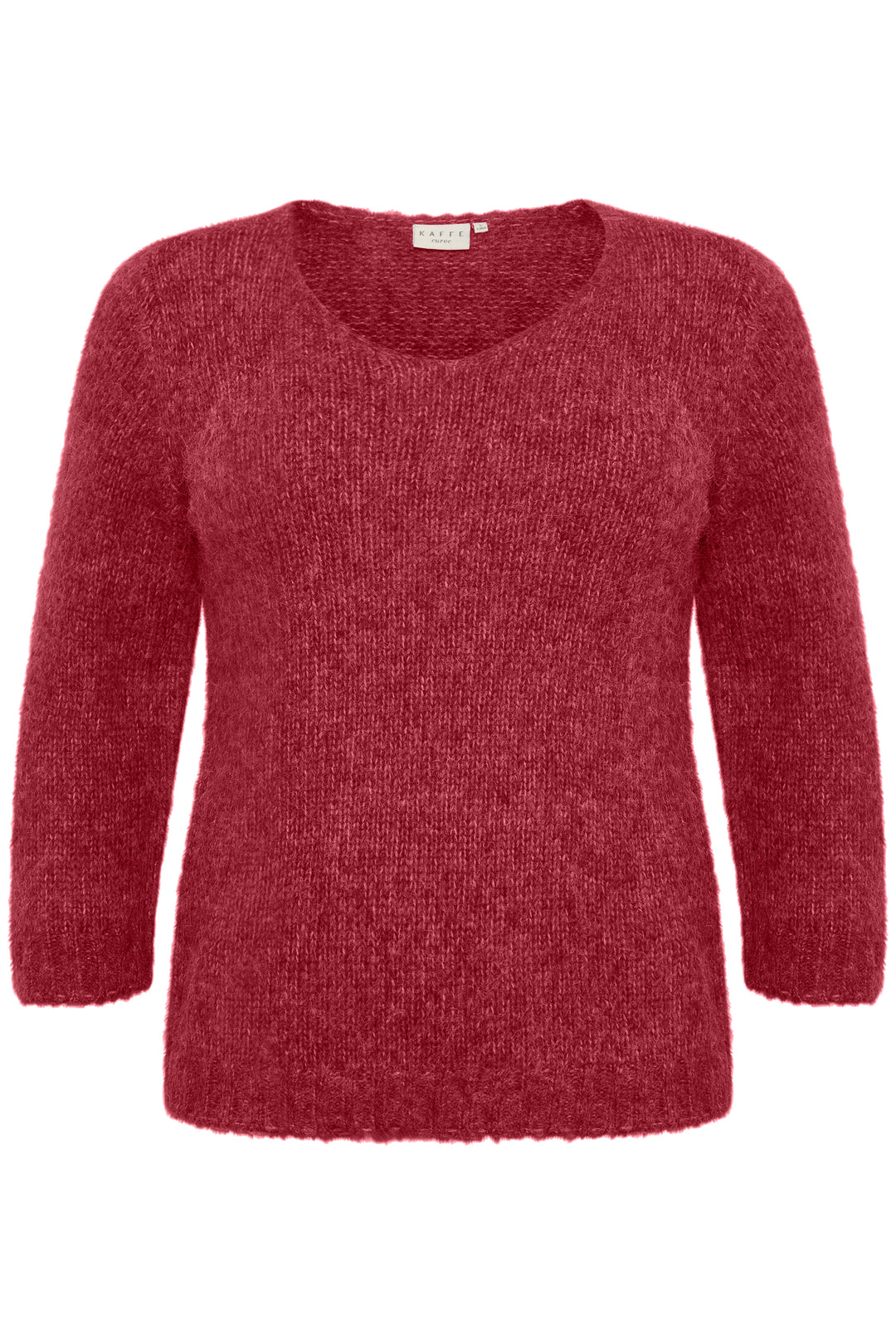 rood roze trui - kaffe curve - - grote maten - dameskleding - kledingwinkel - herent - leuven