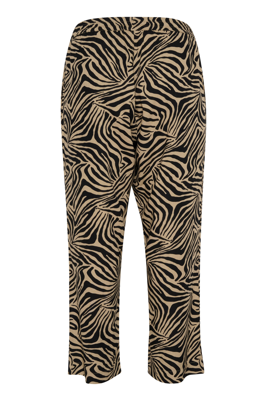 Zebra Print Broek Met Elastische Taille | Grote Maten Mode bij Axent