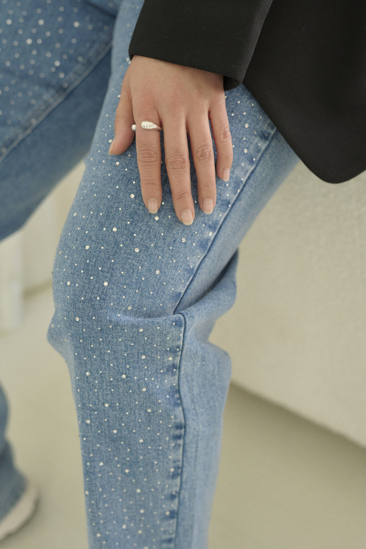 jeans met strass