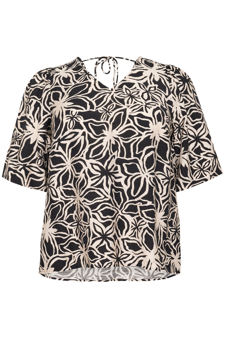 blouse met bloemenprint