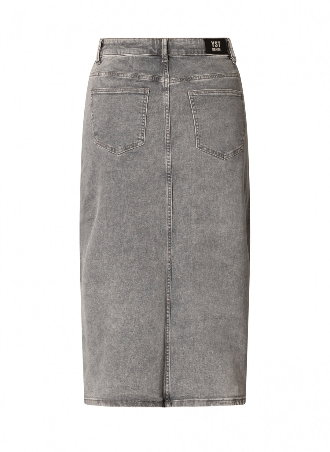 Grijze Denim Kokerrok