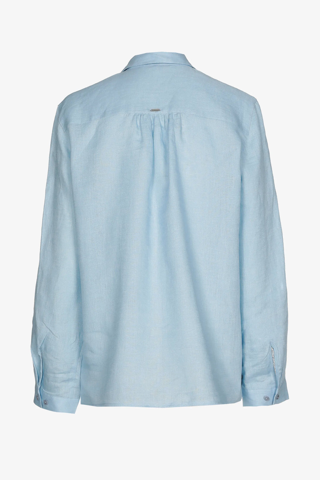 luchtig linnen hemd blauw