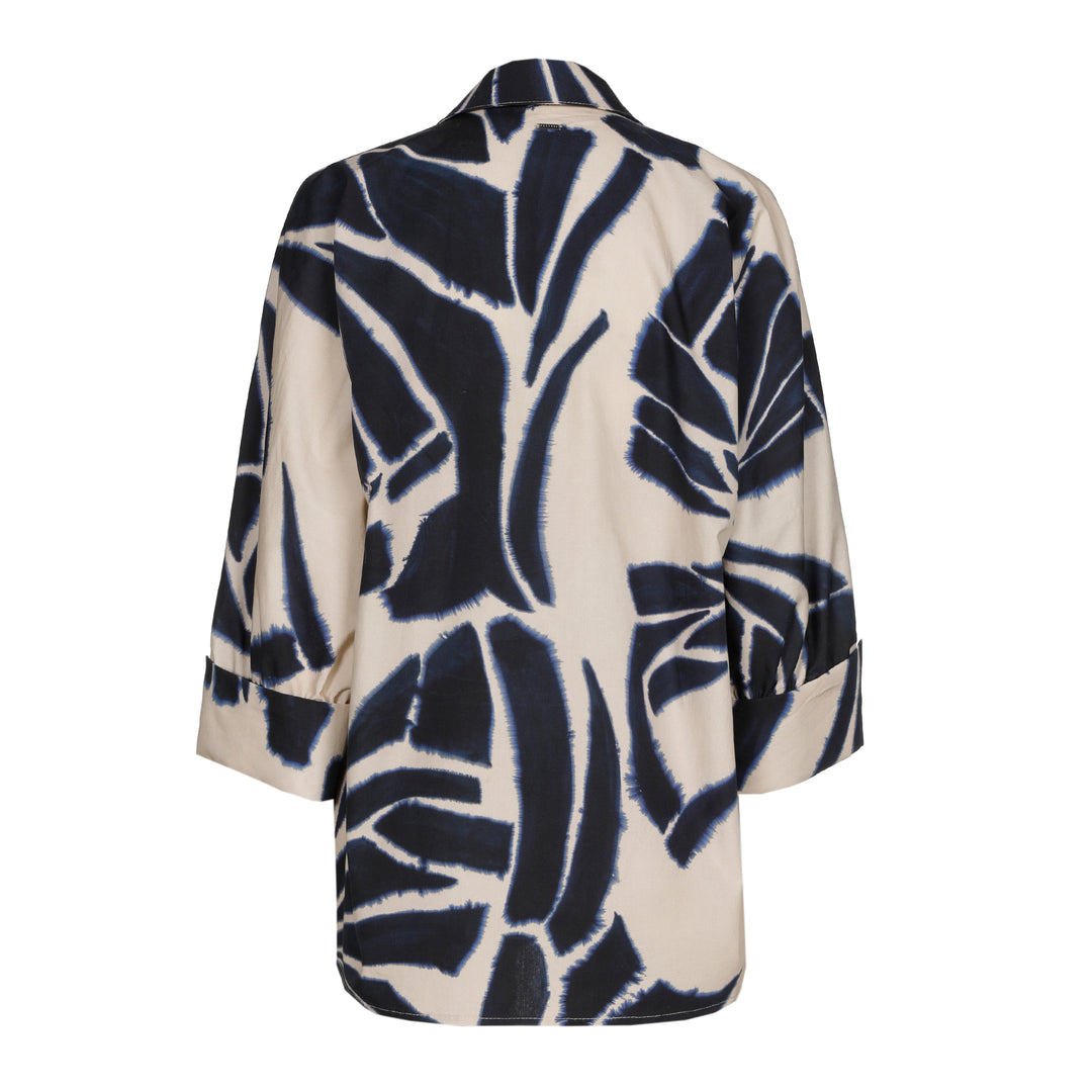 Butterfly Print Katoenen Blouse