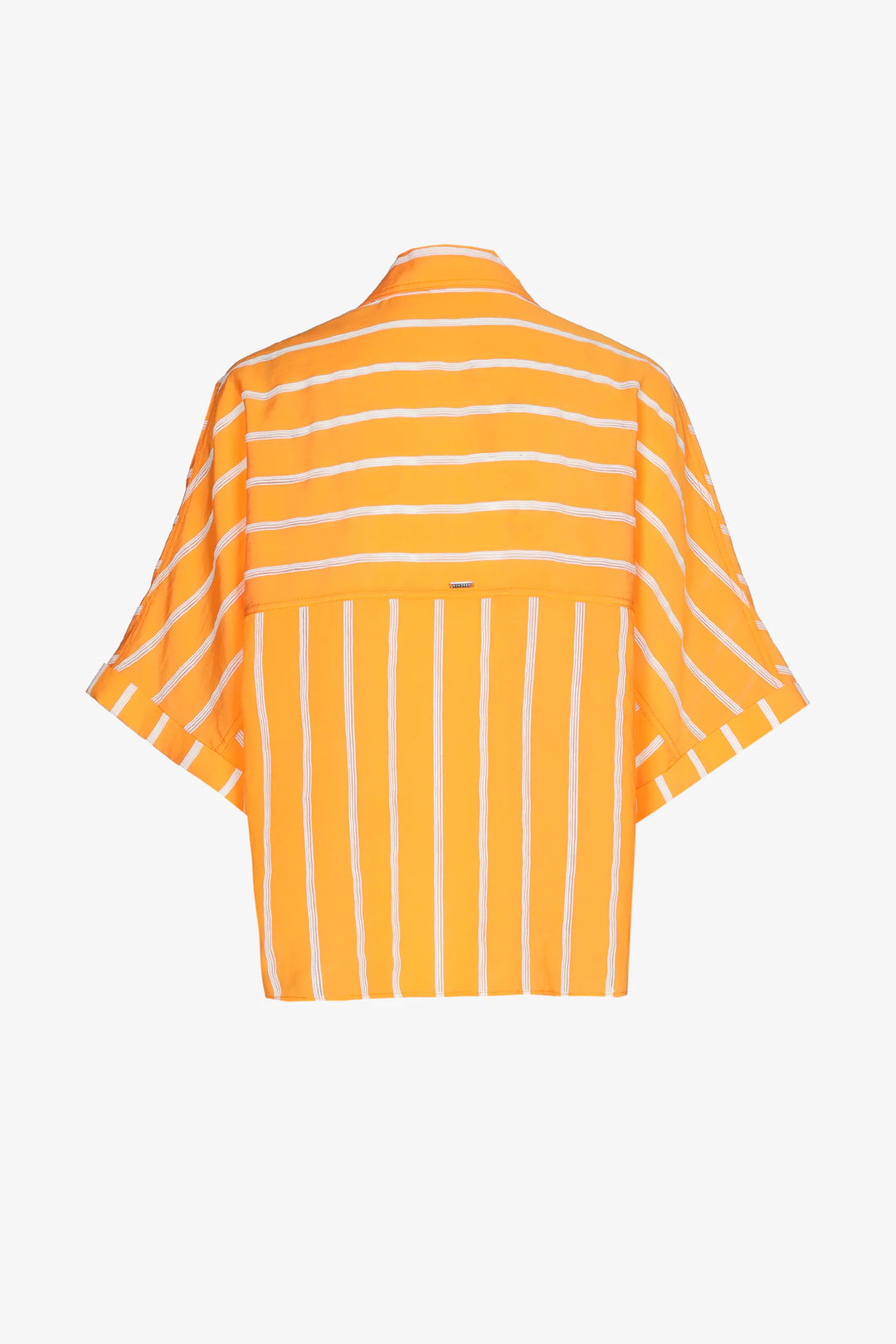 Oranje Gestreepte Blouse