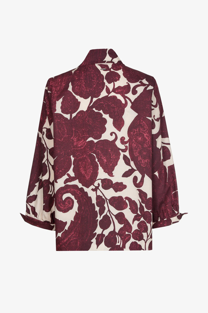 Pruimkleurige Blouse