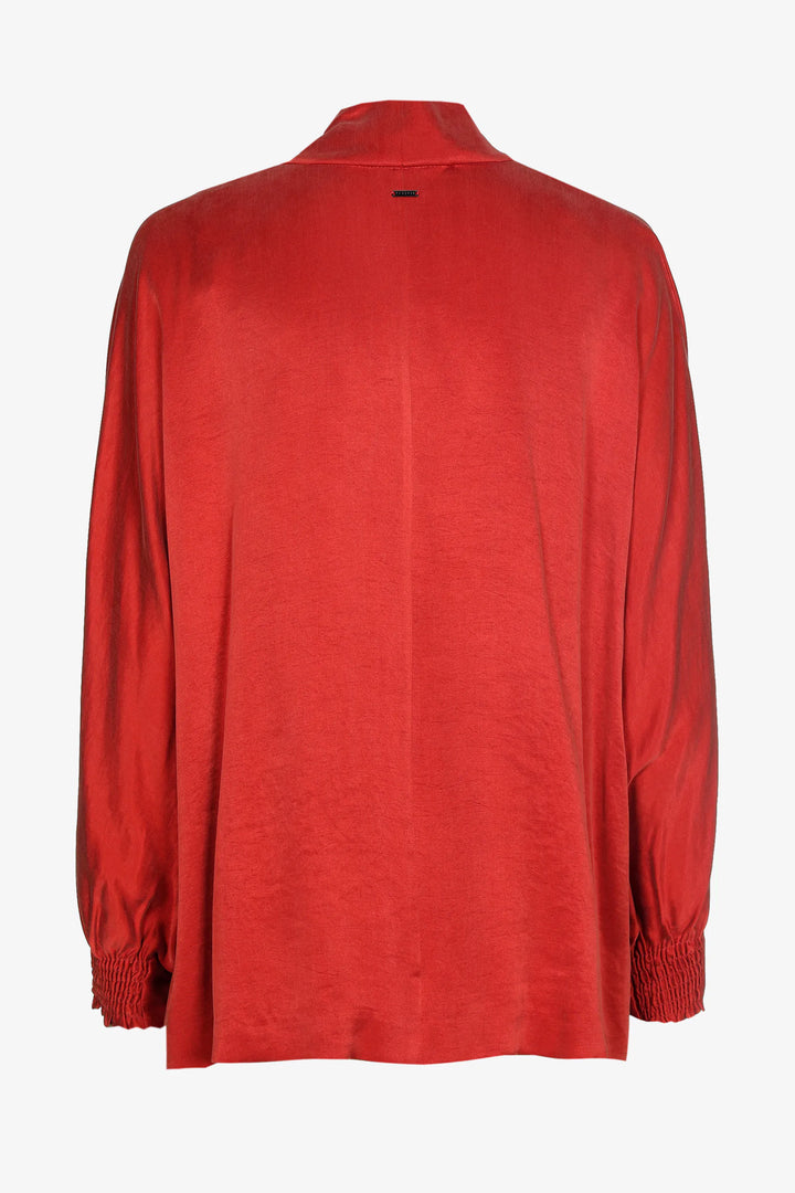 Blouse met Strikhals
