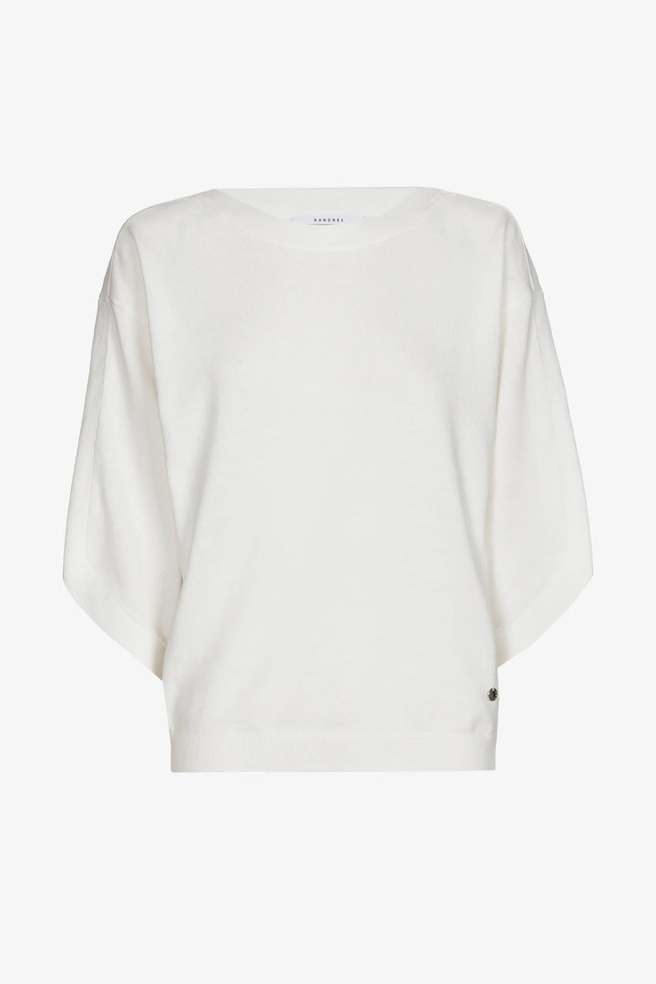 Katoenen Trui met Boothals