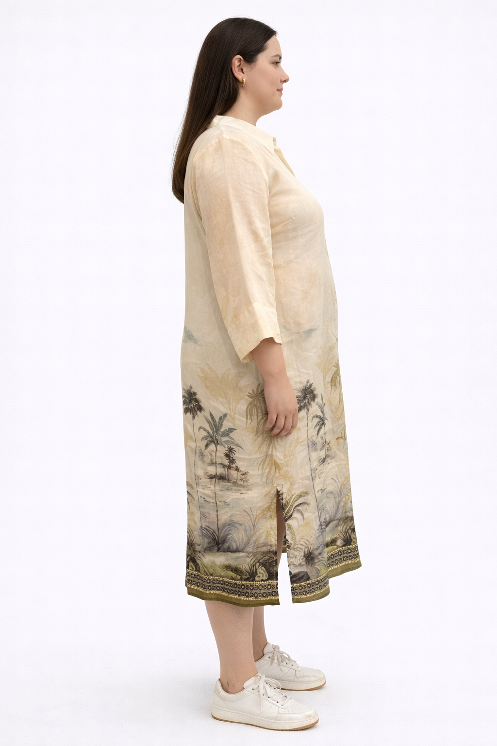 Hemdjurk met Tropische Print