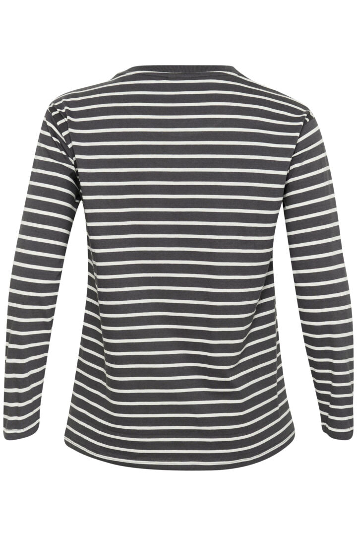 Gestreepte Longsleeve | Grote Maten Mode bij Axent