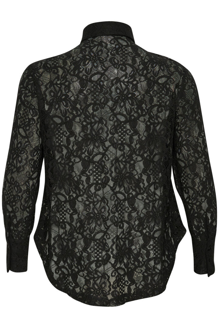 zwarte kanten blouse