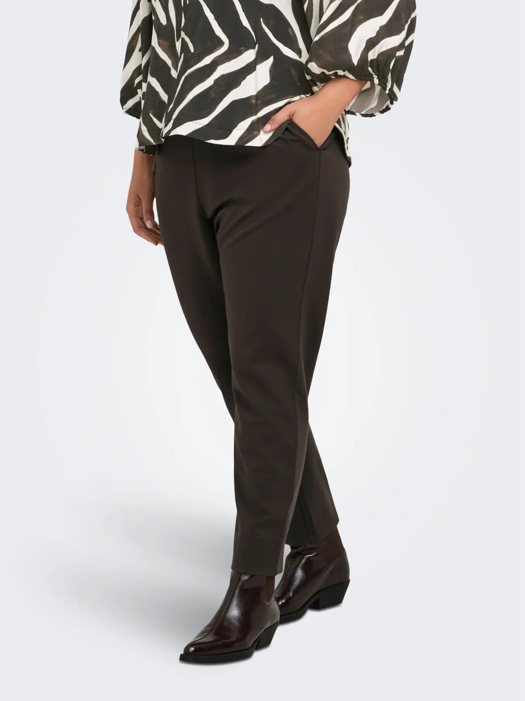 Bruine Broek Met Trekkoord