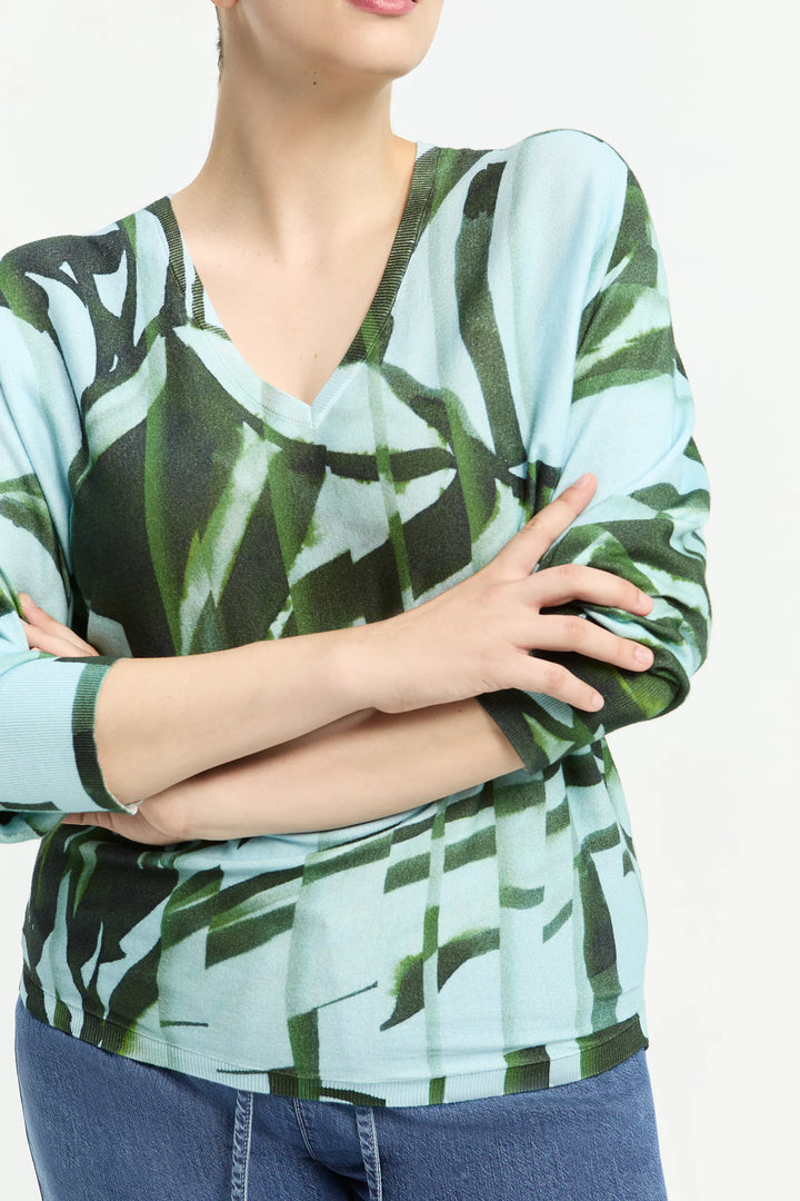 Trui met Groene Print
