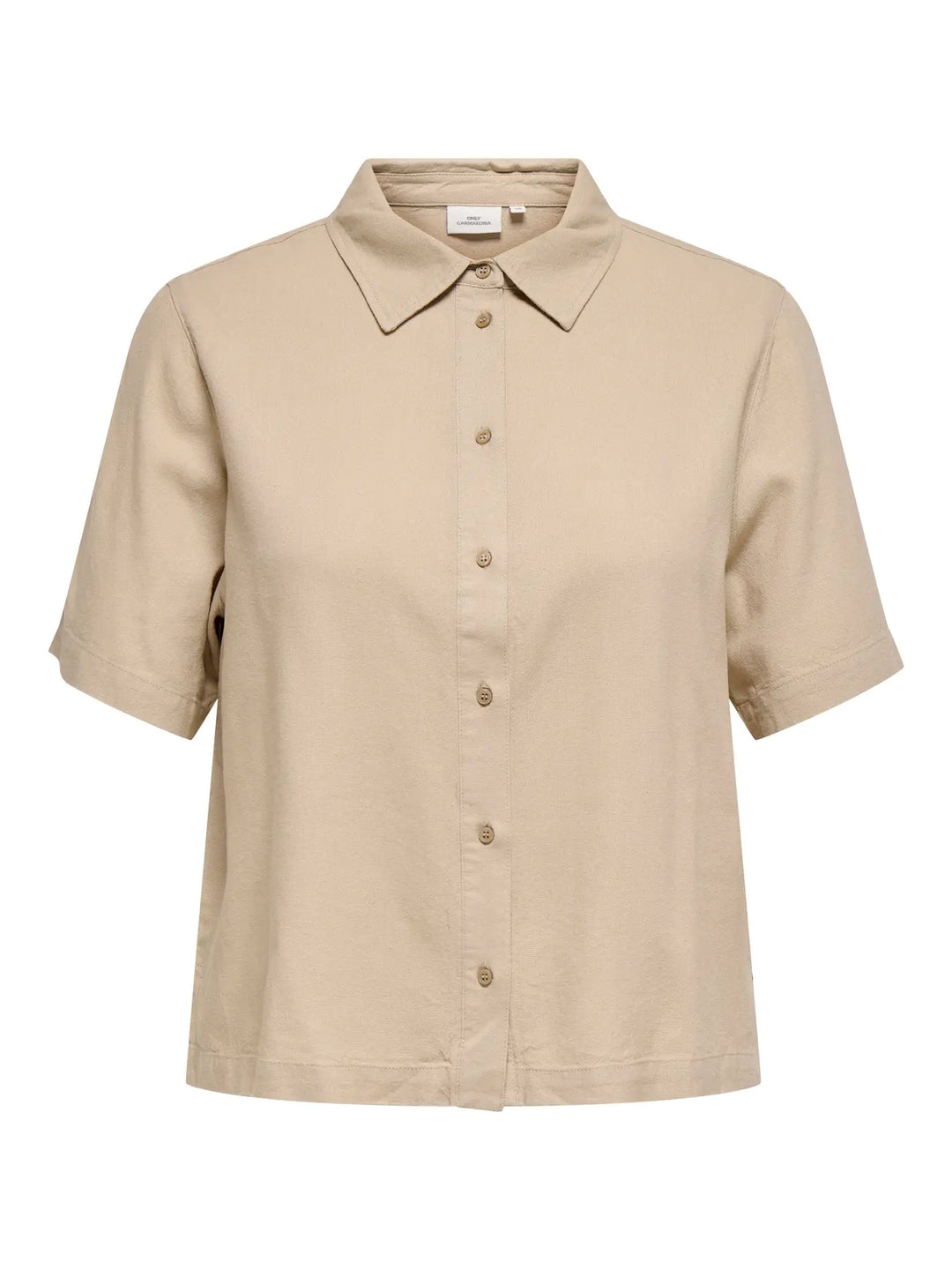 Linnen Blouse Korte Mouwen