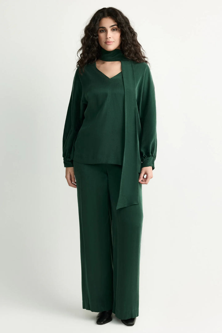 Wijde Cupro Broek