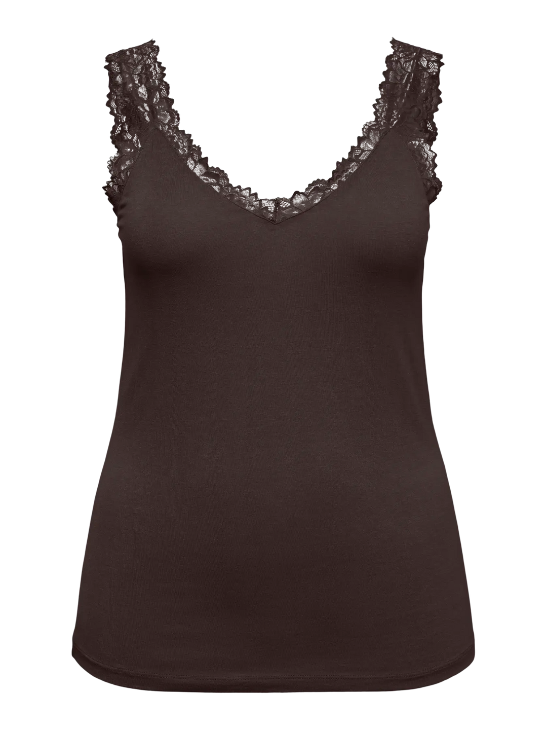 Bruine Kanten Top