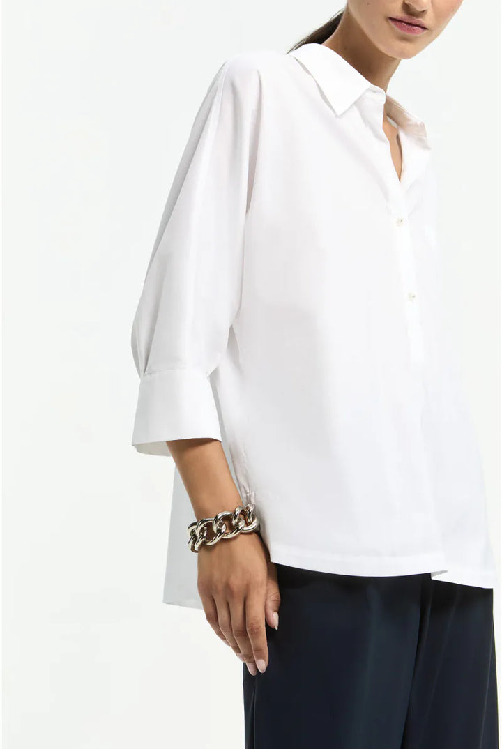 Geklede Blouse met Rugdetails