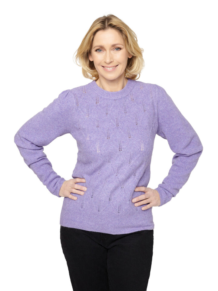 lilac knitted sweater