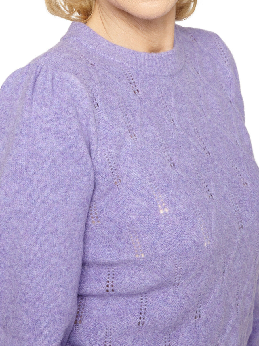 lilac knitted sweater