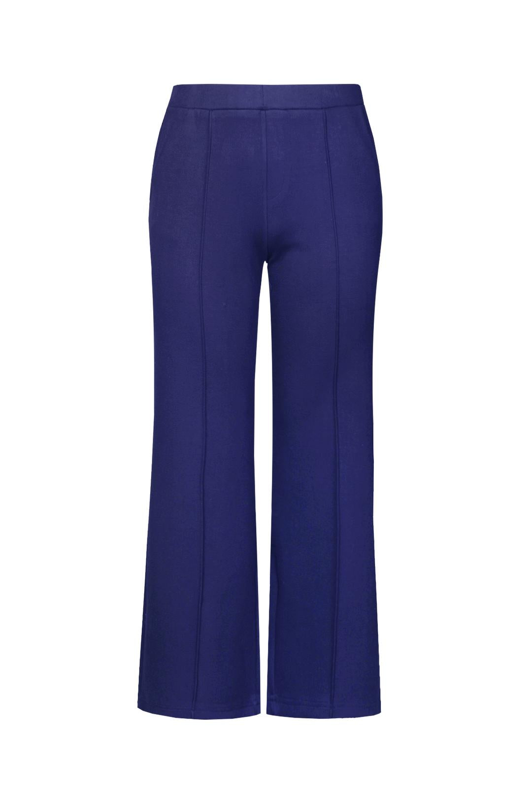 Donkerblauwe Broek Met Siernaden