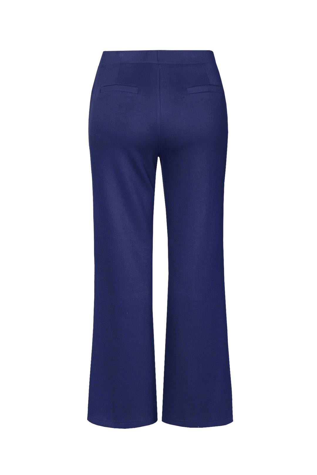 Donkerblauwe Broek Met Siernaden