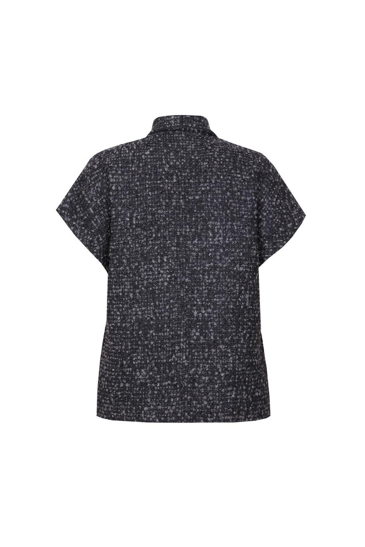 Black Vest With Buttons 