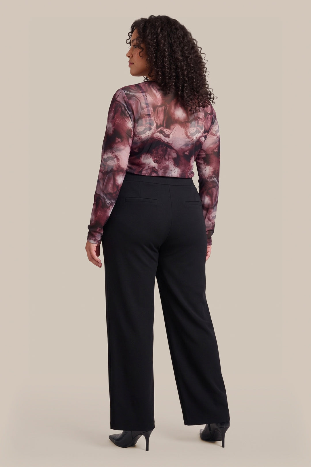 Zwarte Wide Leg Broek