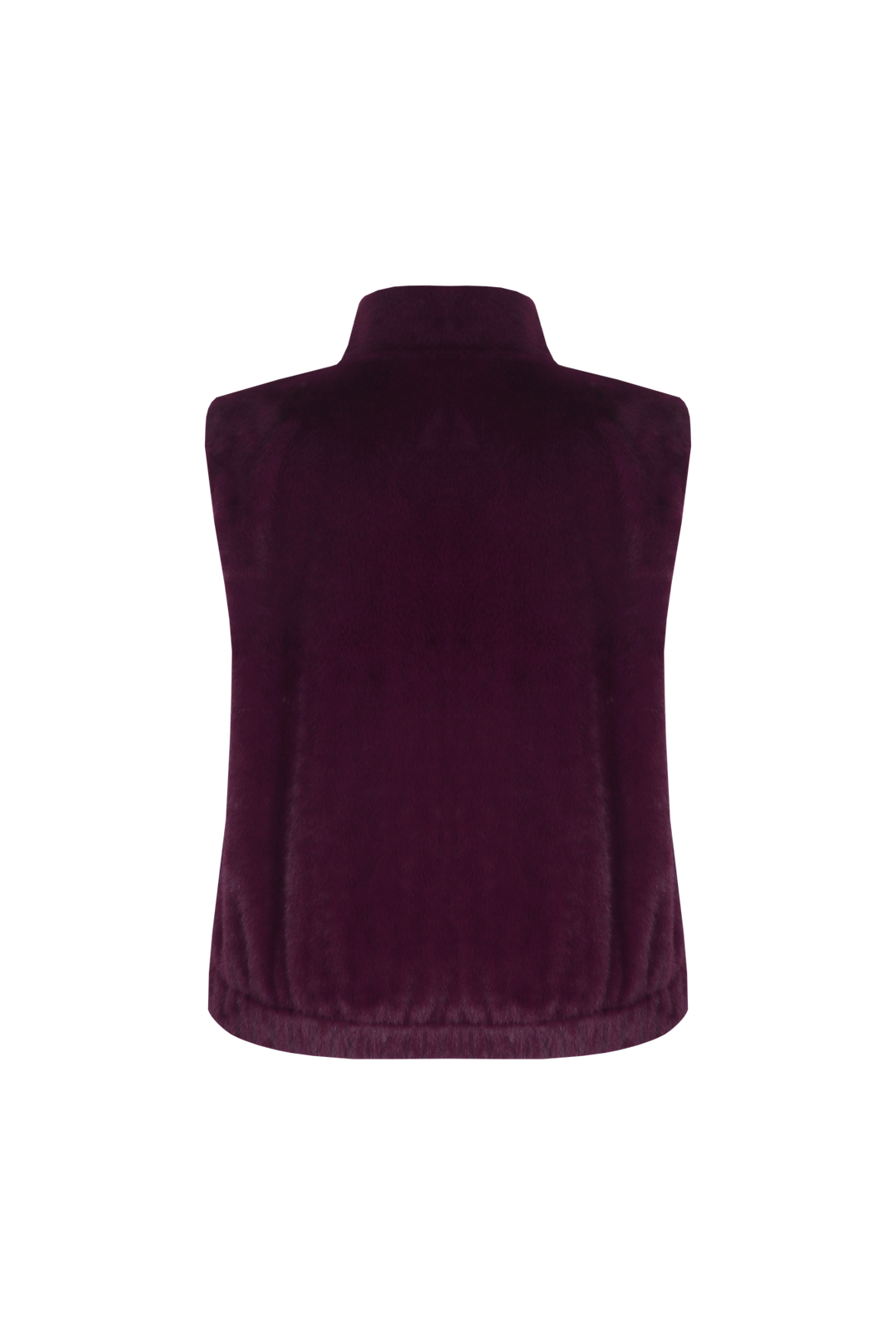 Bordeaux Faux Fur Gilet