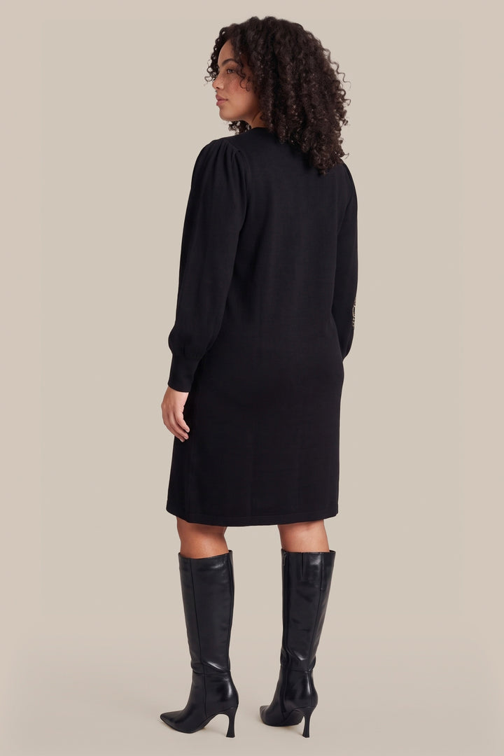 Zwarte Jurk Met Bloemen