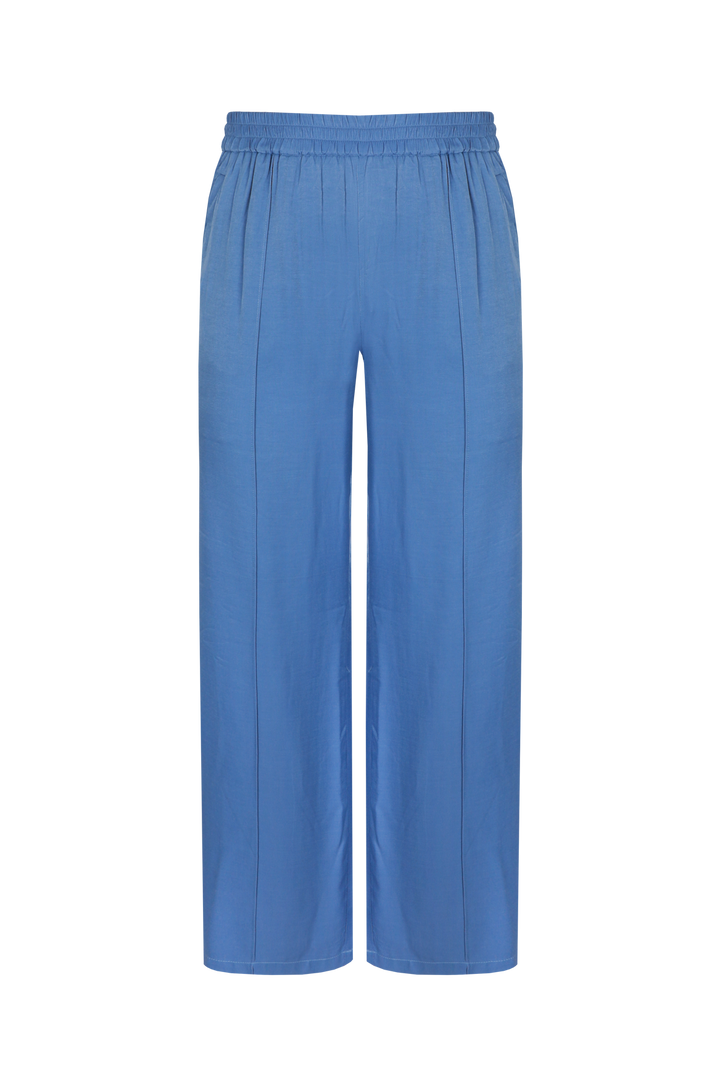 Blauwe Wide Leg Broek