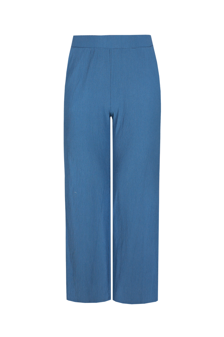 Blauwe Comfortabele Wijde Broek