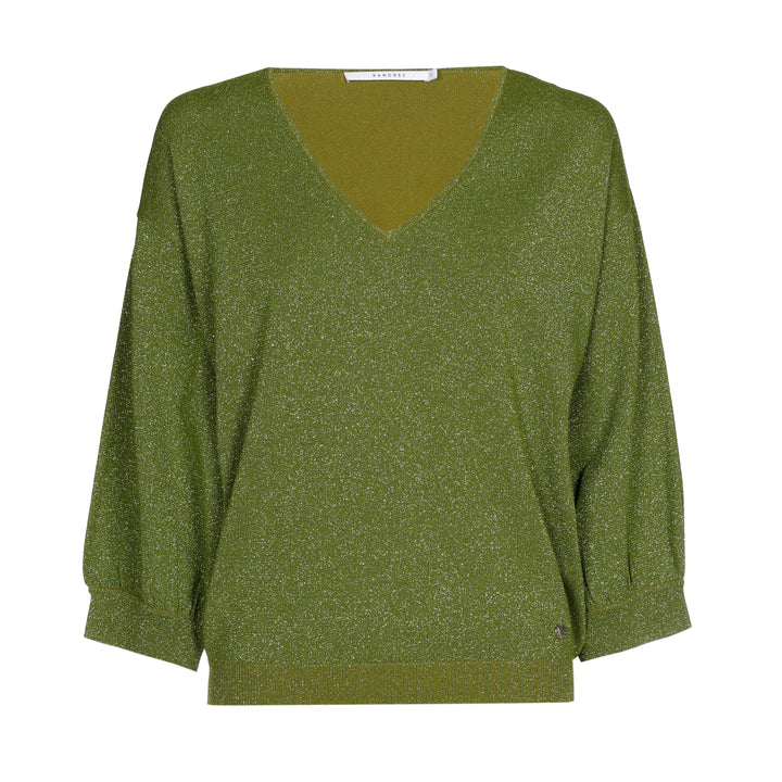Lurex Trui Viscose Glans