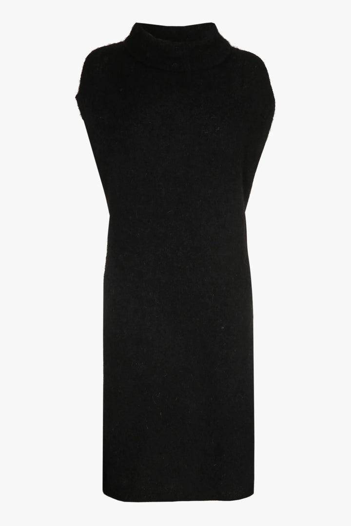 zwarte mouwloze jurk - xandres - - grote maten - dameskleding - kledingwinkel - herent - leuven