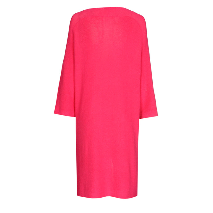 losse gilet in hot pink - xandres - - grote maten - dameskleding - kledingwinkel - herent - leuven